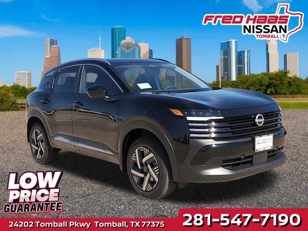 Black 2026 Nissan Kicks SV for sale in Tomball, TX
