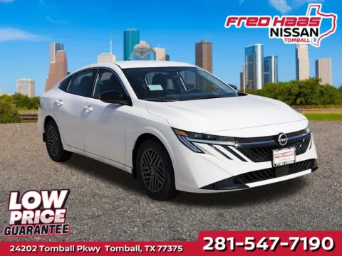 White 2026 Nissan Sentra SV for sale in Tomball, TX