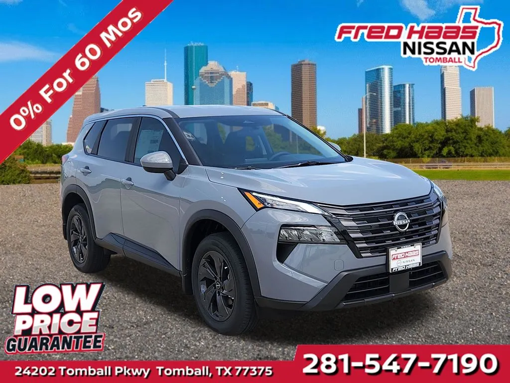 Gray 2026 Nissan Rogue SV for sale in Tomball, TX