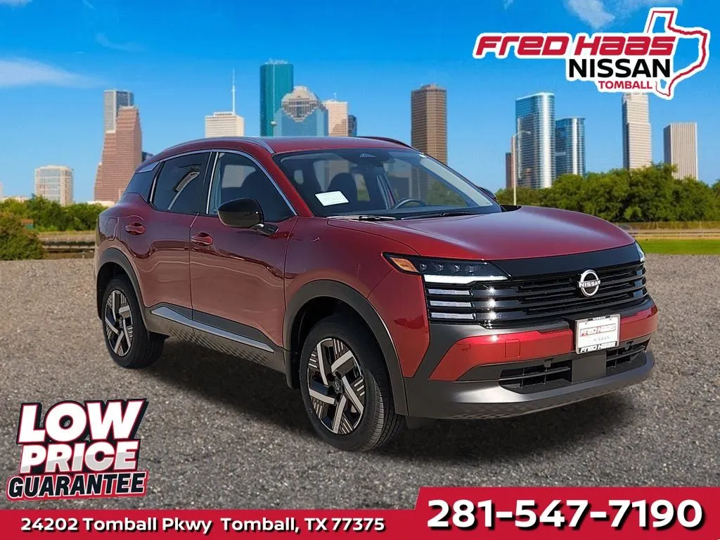 Red 2026 Nissan Kicks SV for sale in Tomball, TX
