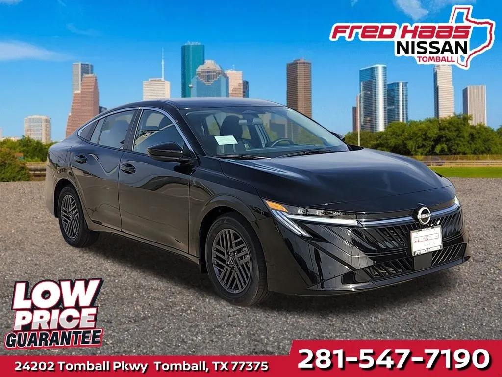 Black 2026 Nissan Sentra SV for sale in Tomball, TX
