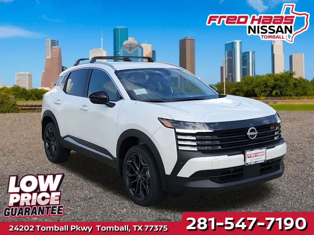 White 2026 Nissan Kicks SR for sale in Tomball, TX