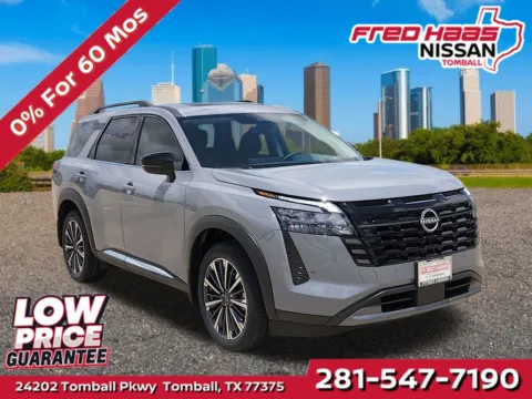 Gray 2026 Nissan Pathfinder Platinum for sale in Tomball, TX