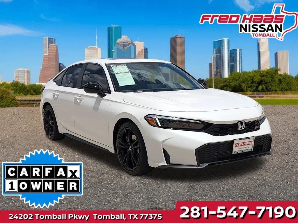 White 2026 Honda Civic Si Sedan for sale in Tomball, TX
