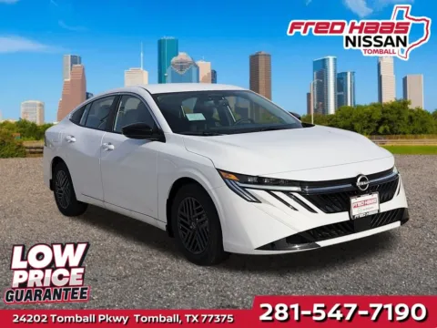 White 2026 Nissan Sentra SV for sale in Tomball, TX