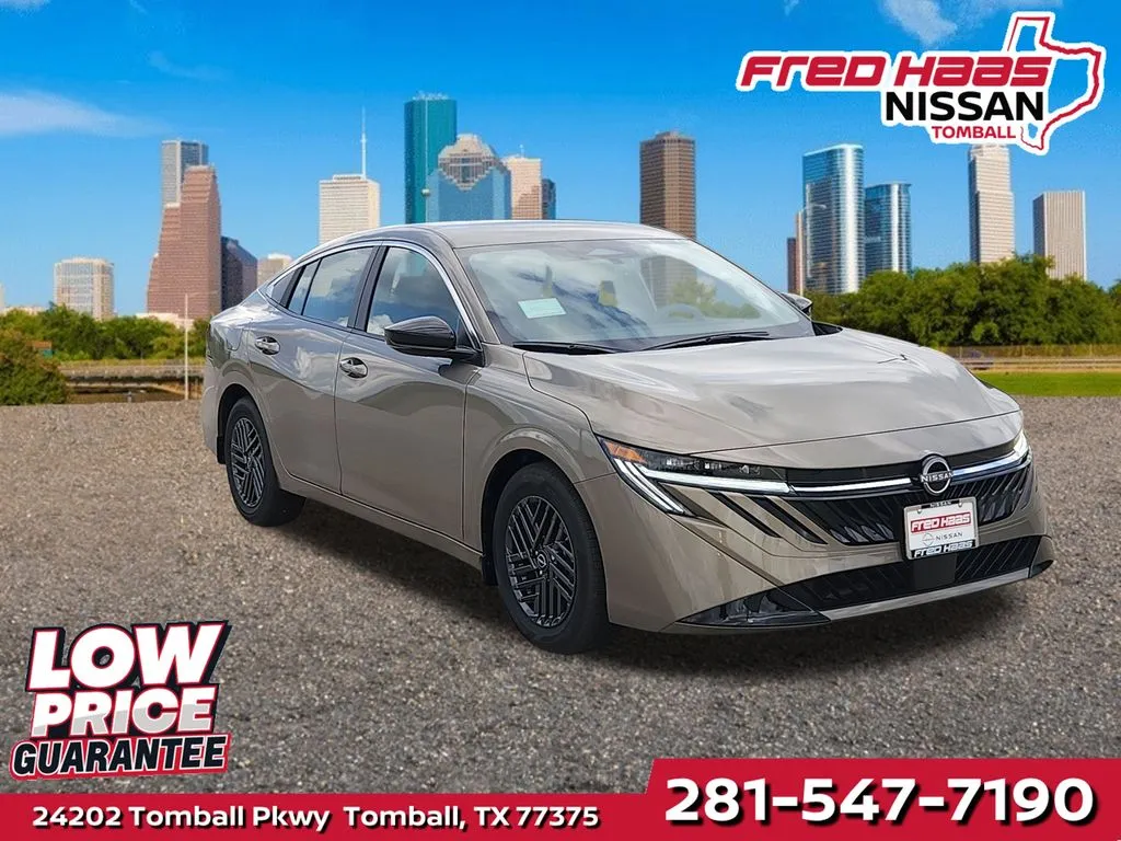 Brown 2026 Nissan Sentra SV for sale in Tomball, TX