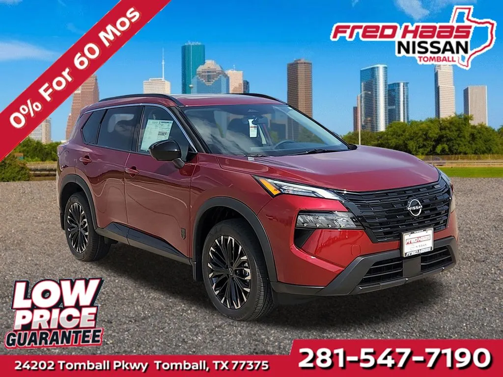 Red 2026 Nissan Rogue Dark Armor for sale in Tomball, TX