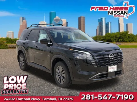 Black 2026 Nissan Pathfinder SV for sale in Tomball, TX