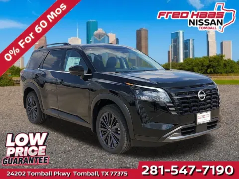 Black 2026 Nissan Pathfinder SL for sale in Tomball, TX