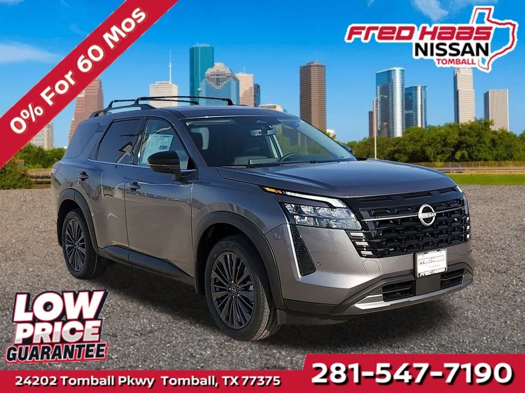 Gray 2026 Nissan Pathfinder SL for sale in Tomball, TX