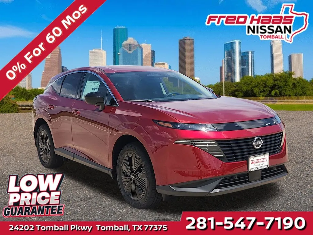 Red 2026 Nissan Murano SV AWD for sale in Tomball, TX