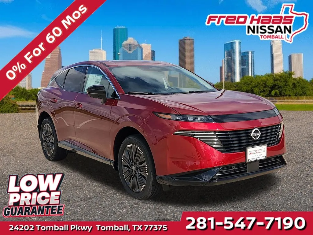 Red 2026 Nissan Murano Platinum AWD for sale in Tomball, TX