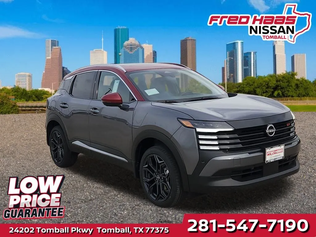 Gray 2026 Nissan Kicks SR for sale in Tomball, TX