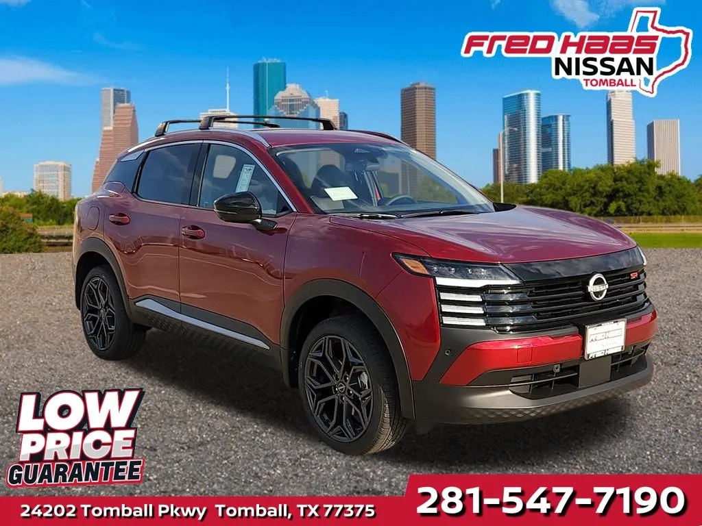 Red 2026 Nissan Kicks SR for sale in Tomball, TX