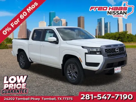 White 2026 Nissan Frontier SV for sale in Tomball, TX