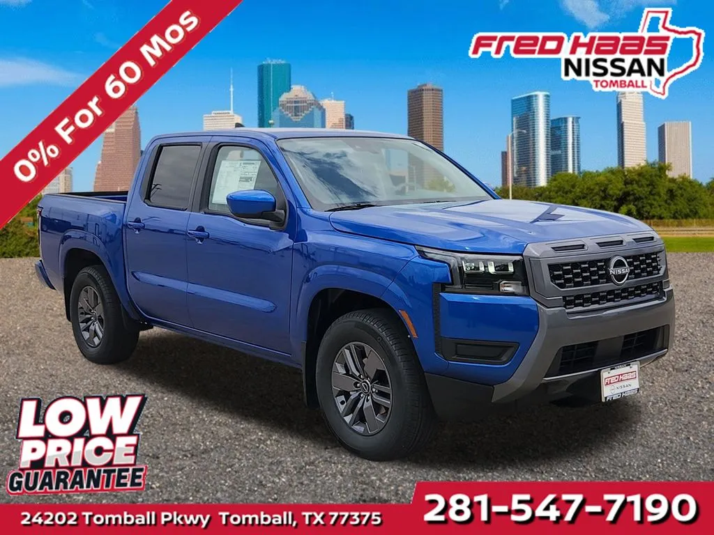 Blue 2026 Nissan Frontier SV for sale in Tomball, TX