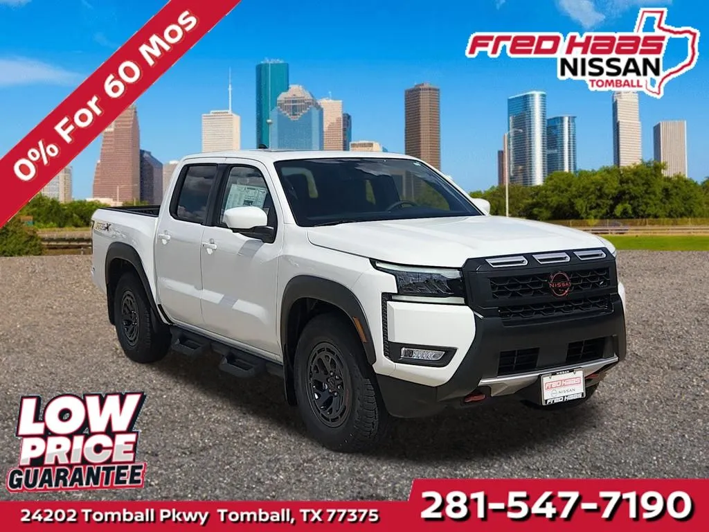 White 2026 Nissan Frontier PRO-X for sale in Tomball, TX