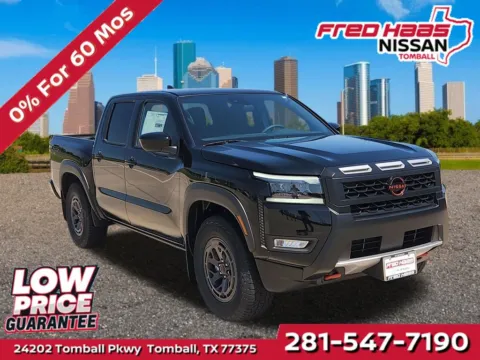 Black 2026 Nissan Frontier PRO-X for sale in Tomball, TX