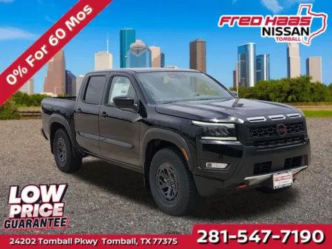 Black 2026 Nissan Frontier PRO-X for sale in Tomball, TX