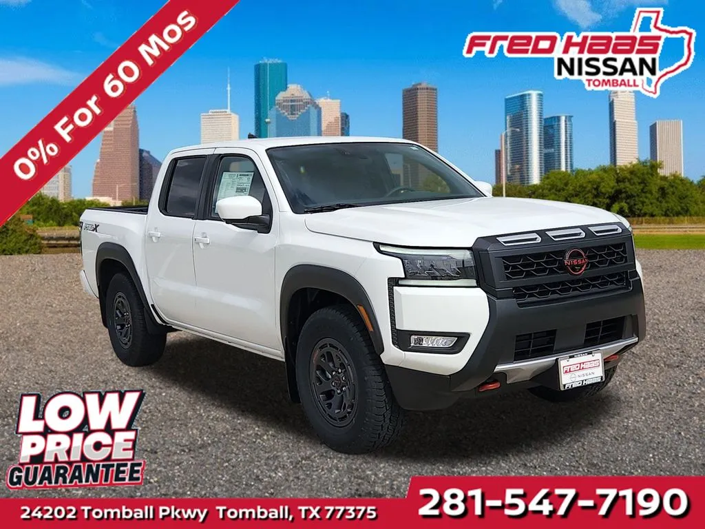 White 2026 Nissan Frontier PRO-X for sale in Tomball, TX