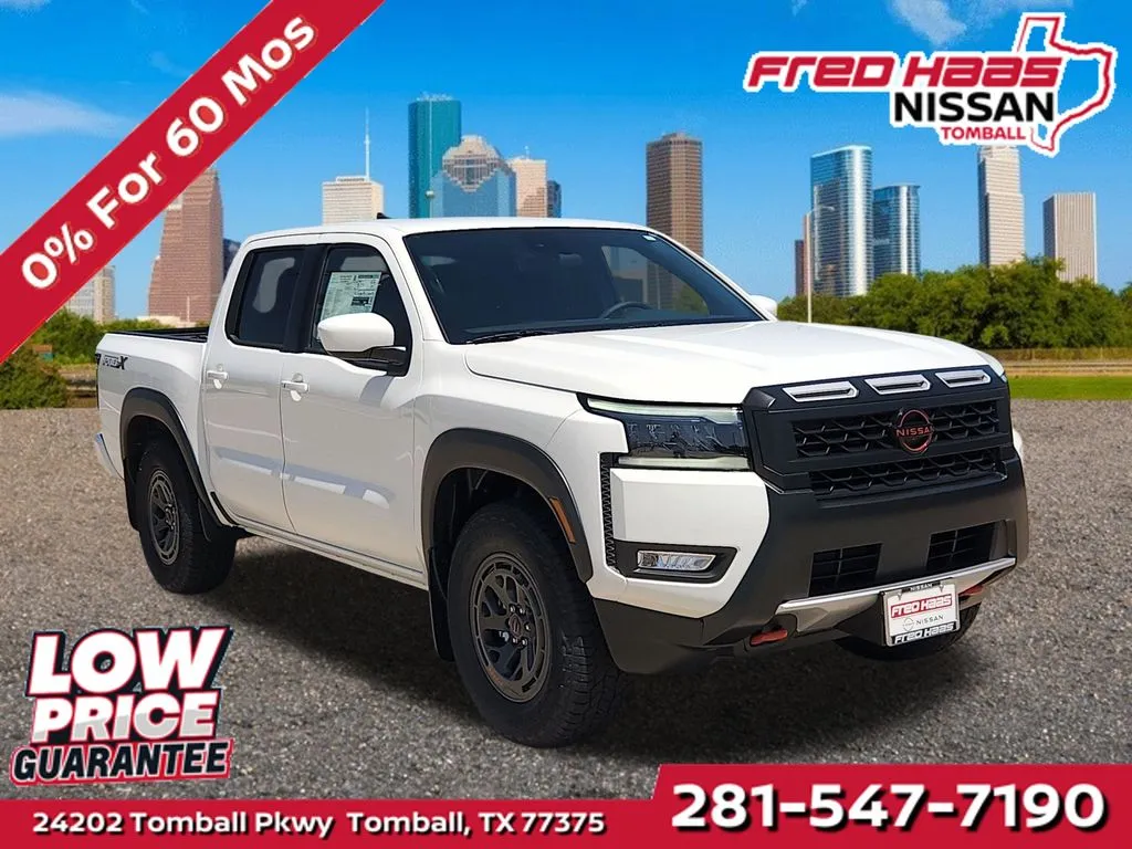 White 2026 Nissan Frontier PRO-X for sale in Tomball, TX