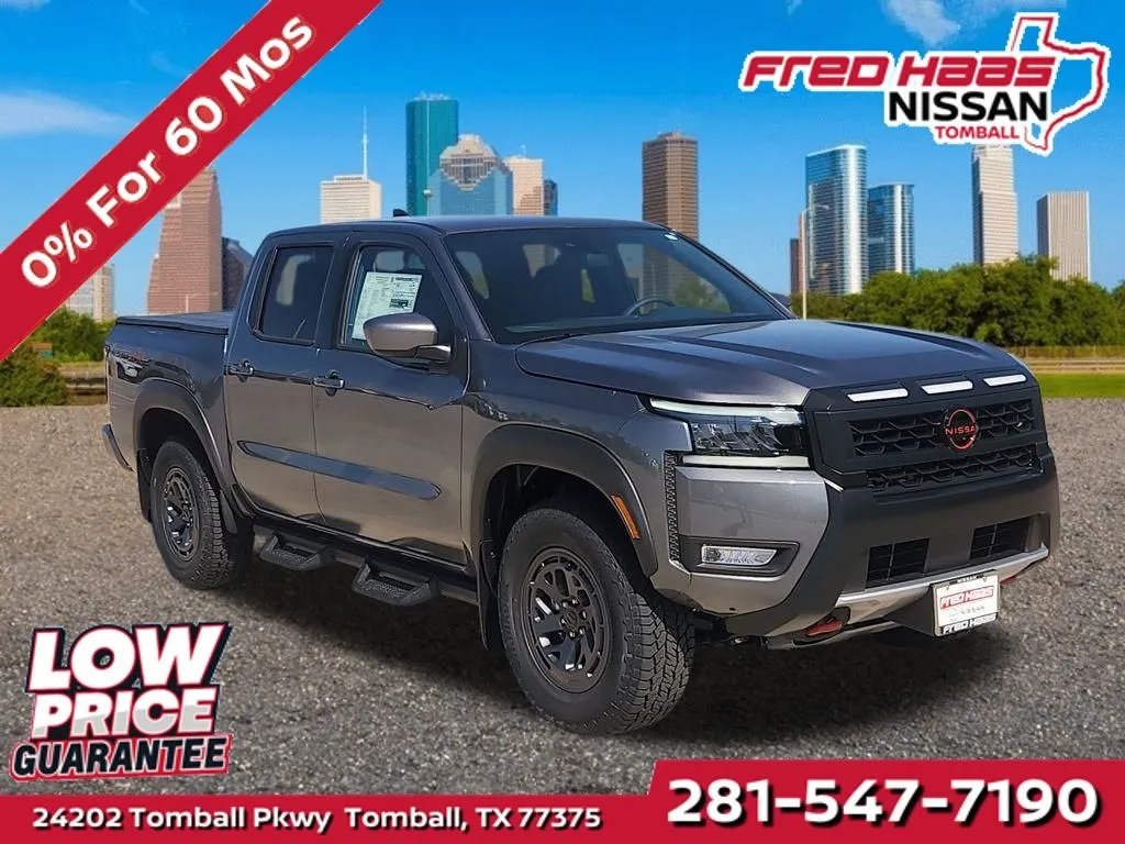 Gray 2026 Nissan Frontier PRO-4X for sale in Tomball, TX