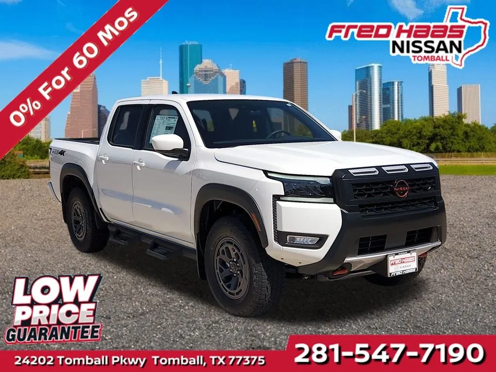 White 2026 Nissan Frontier PRO-4X for sale in Tomball, TX