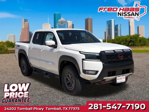 White 2026 Nissan Frontier PRO-4X for sale in Tomball, TX