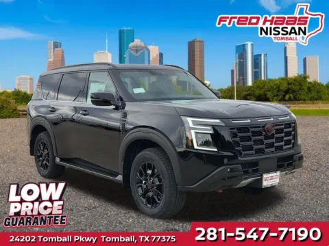 Black 2026 Nissan Armada PRO-4X for sale in Tomball, TX