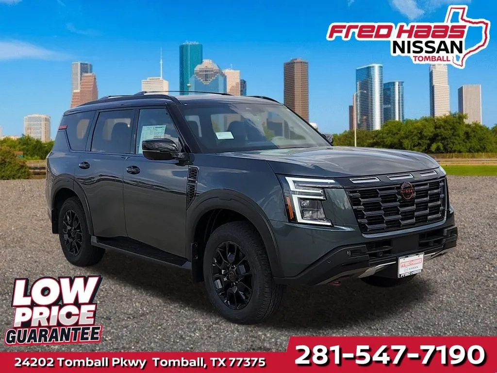 Gray 2026 Nissan Armada PRO-4X for sale in Tomball, TX