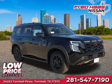 Black 2026 Nissan Armada PRO-4X for sale in Tomball, TX