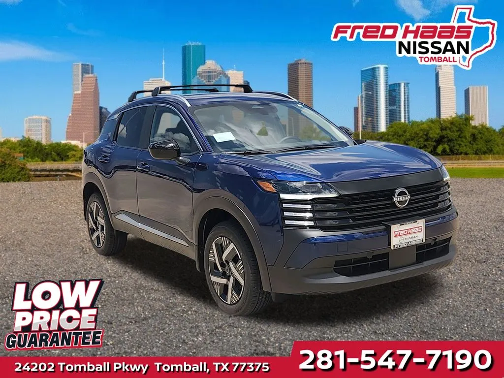 Blue 2026 Nissan Kicks SV for sale in Tomball, TX