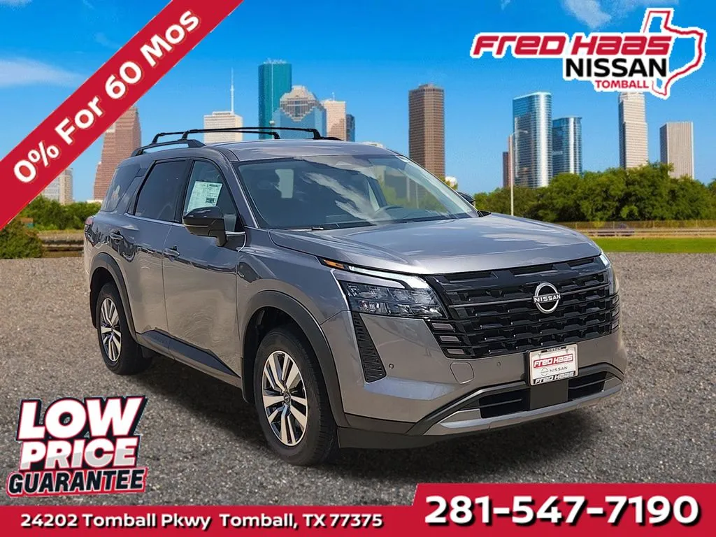 Gray 2026 Nissan Pathfinder SL for sale in Tomball, TX