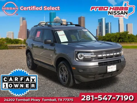 Gray 2024 Ford Bronco Sport Big Bend for sale in Tomball, TX