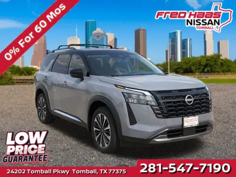Gray 2026 Nissan Pathfinder Platinum for sale in Tomball, TX