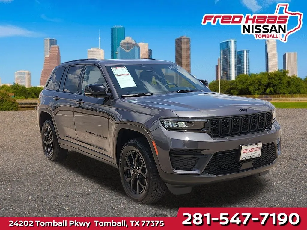 Gray 2024 Jeep Grand Cherokee Altitude for sale in Tomball, TX