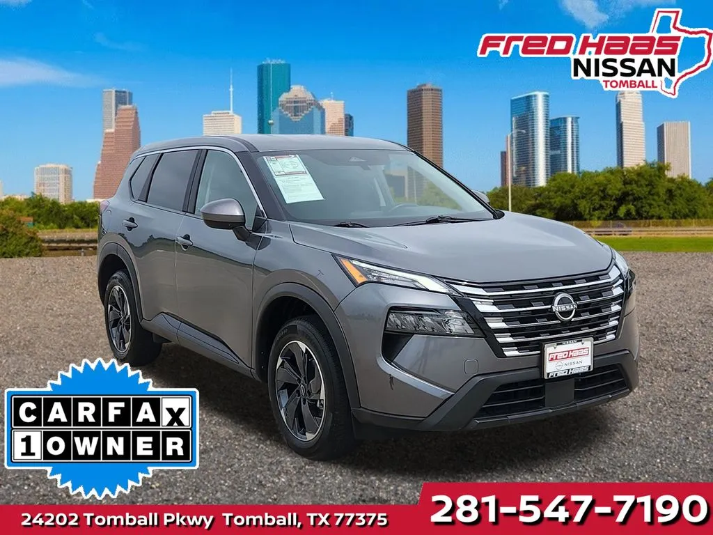 Gray 2025 Nissan Rogue SV AWD for sale in Tomball, TX
