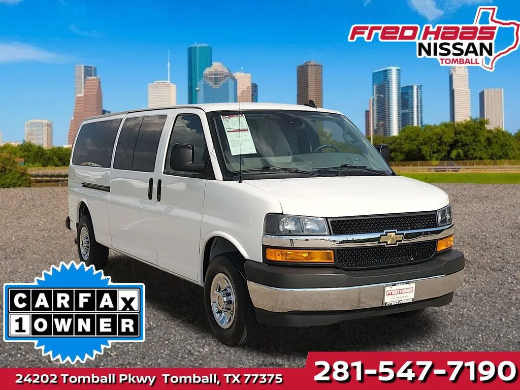 White 2024 Chevrolet Express 3500 LT for sale in Tomball, TX