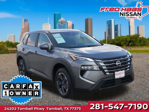 Gray 2025 Nissan Rogue SV for sale in Tomball, TX