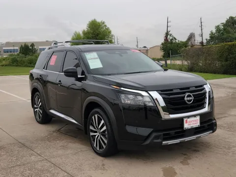 Another view of 2025 Nissan Pathfinder Platinum for sale in Tomball, TX at Fred Haas Nissan