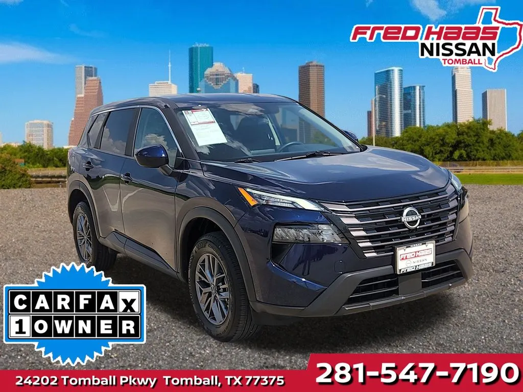 Blue 2026 Nissan Rogue SV for sale in Tomball, TX