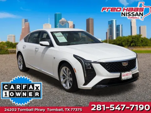 White 2026 Cadillac CT5 Premium Luxury for sale in Tomball, TX