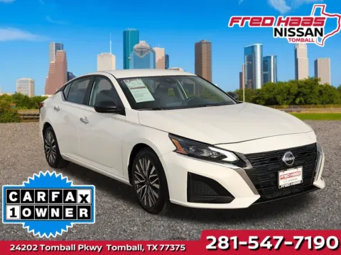 White 2025 Nissan Altima 2.5 SV for sale in Tomball, TX