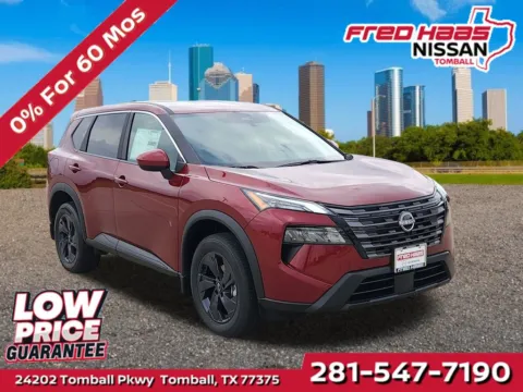 Red 2026 Nissan Rogue SV for sale in Tomball, TX
