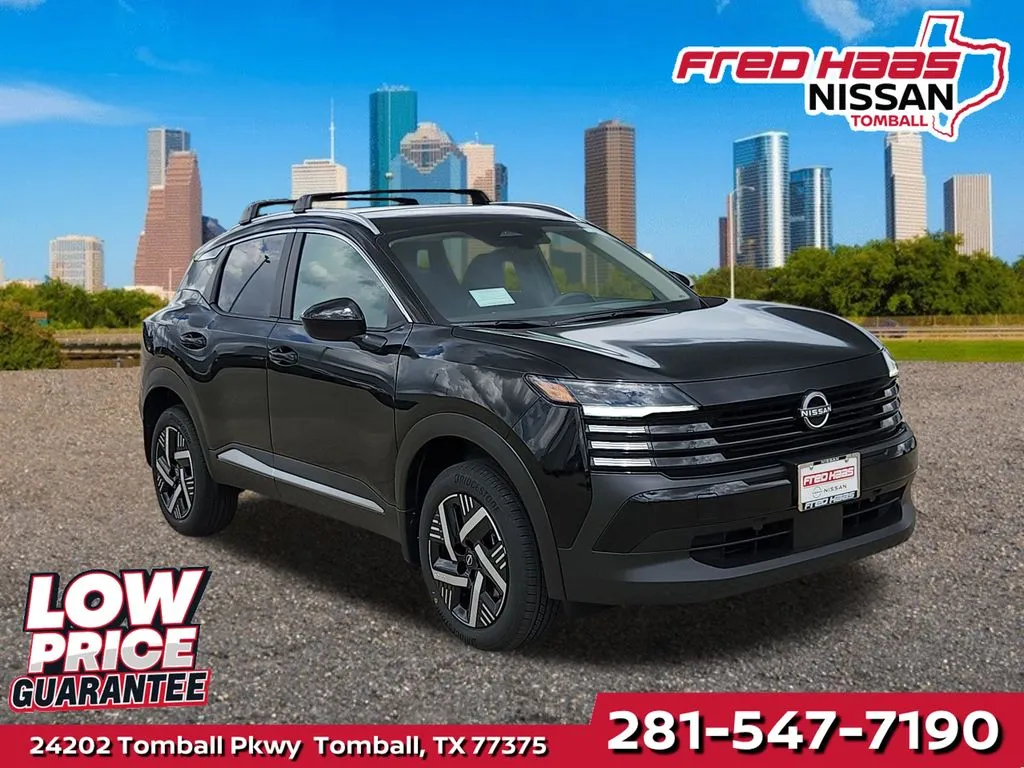 Black 2026 Nissan Kicks SV for sale in Tomball, TX