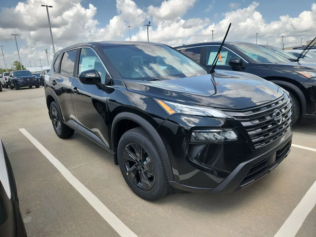Black 2026 Nissan Rogue SV for sale in Tomball, TX