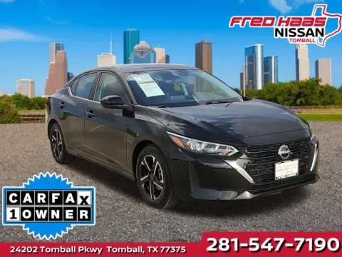 Black 2025 Nissan Sentra SV for sale in Tomball, TX