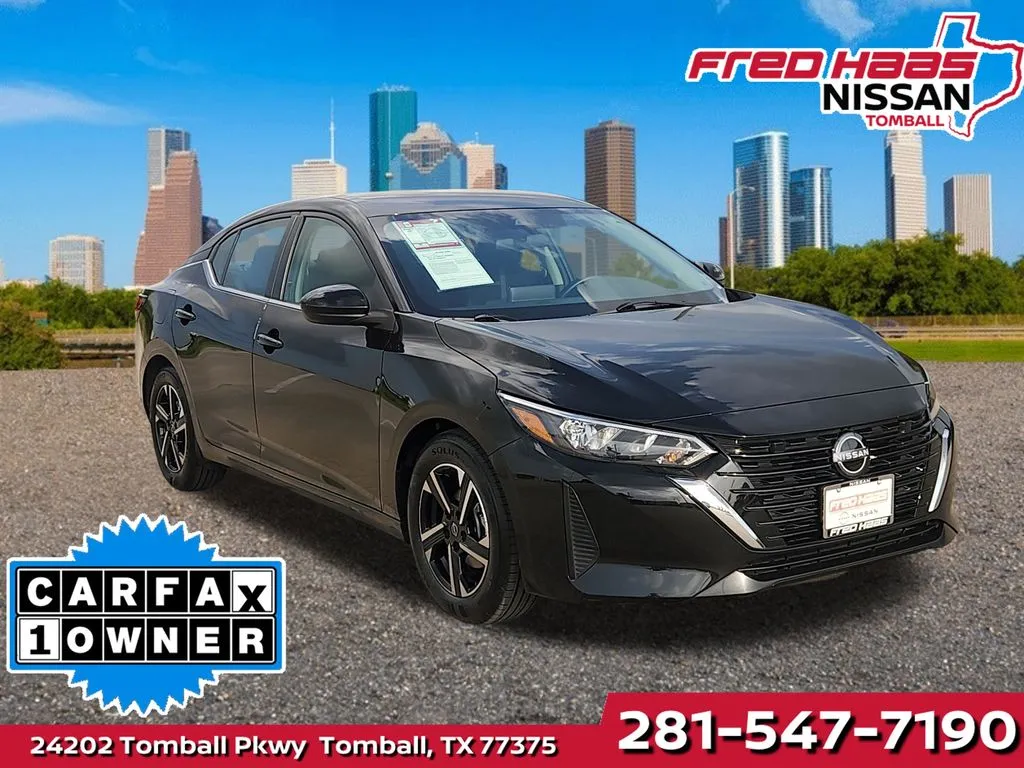 Black 2025 Nissan Sentra SV for sale in Tomball, TX