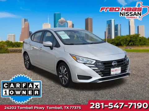 Silver 2025 Nissan Versa 1.6 SV for sale in Tomball, TX