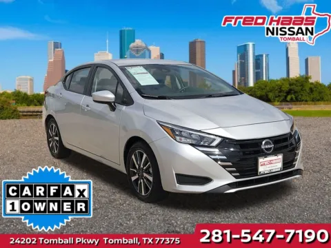 Silver 2025 Nissan Versa 1.6 SV for sale in Tomball, TX
